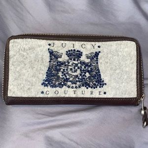 Juicy Couture Large Grey Wallet